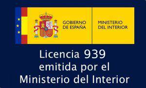 licencia 939 de Abadía Detectives expedida por la D.G.P.